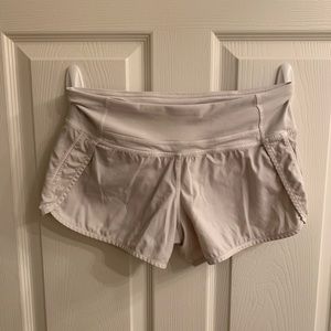 Lululemon white shorts